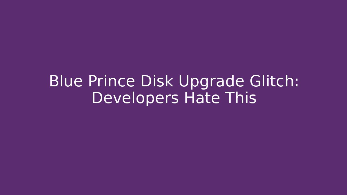 Blue Prince Disk Upgrade Glitch: Developers Hate This