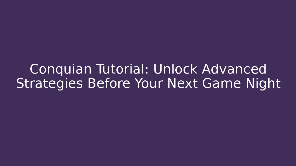 Conquian Tutorial: Unlock Advanced Strategies Before Your Next Game Night