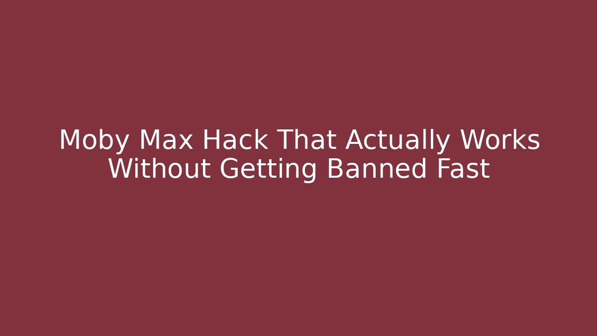 Moby Max Hack That Actually Works Without Getting Banned Fast - Buddy Program