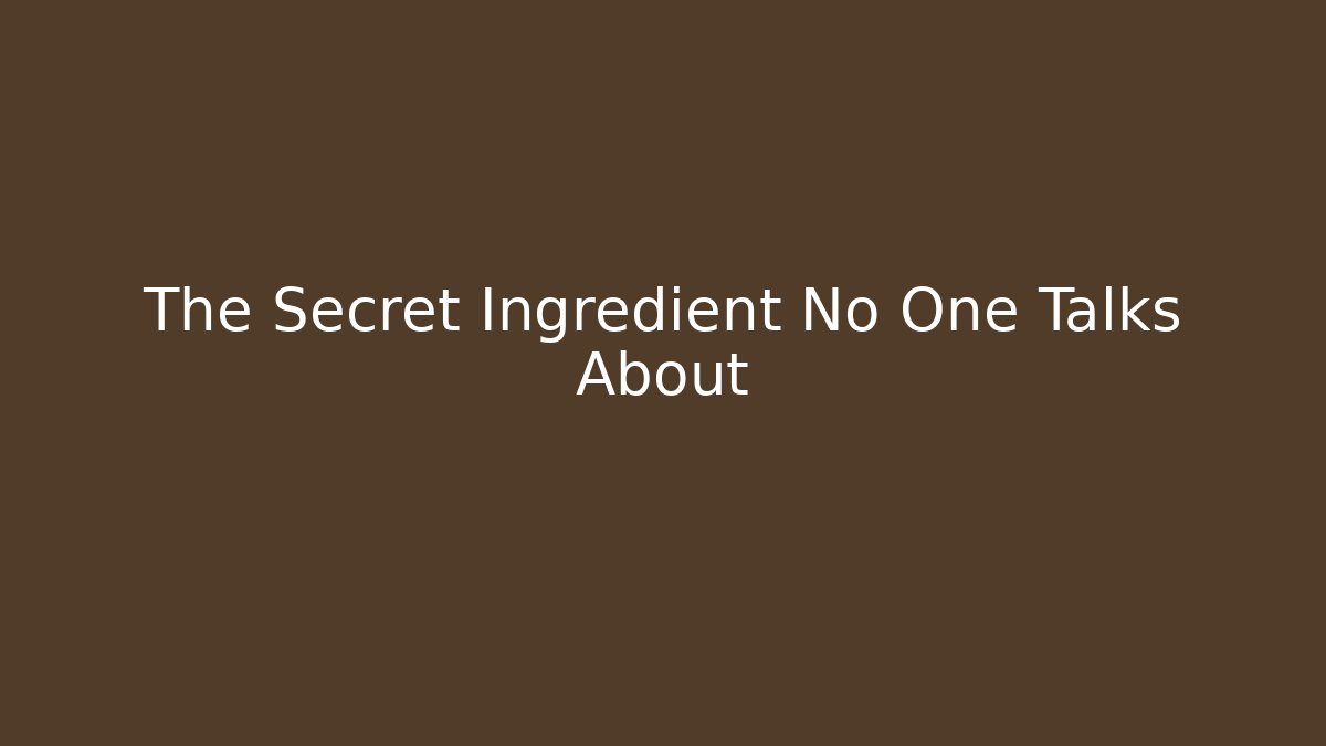 The Secret Ingredient No One Talks About - Buddy Program
