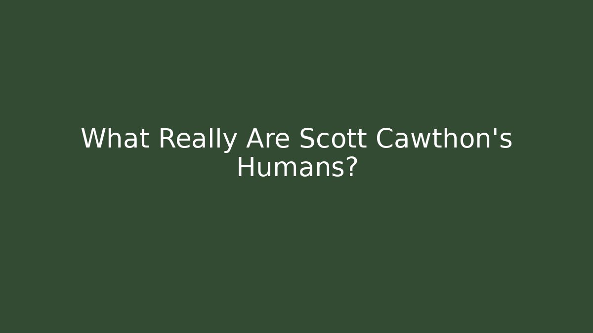 What Really Are Scott Cawthon's Humans? - Buddy Program